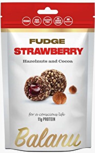 Balanu Fudge Çilek Dolgulu&Bademli 110  g -1