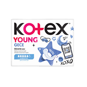 Kotex Young Tekli Paket Gece 6'Lı -1