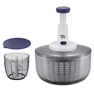 Vıp Ahmet Chef Rondo 900 ml & Salata Kurutucu 6 L Set -1