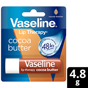 Vaseline Cocoa Butter Dudak Bakım Kremi ve Dudak Parlatıcısı 4.8 g -1