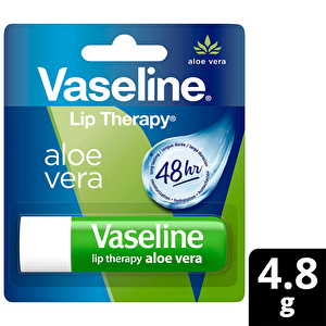 Vaseline Aloe Vera Dudak Bakım Kremi ve Dudak Parlatıcısı 4.8 g -1