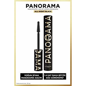 L'Oreal Paris Panorama All Night Black Maskara -1