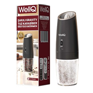 Wellq Şarjlı Otomatik Tuz&Biber Öğütücü - 1
