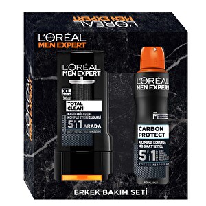 L'Oreal Paris Men Expert Pure Carbon Protect 300 ml +Deodorant 150 ml -1