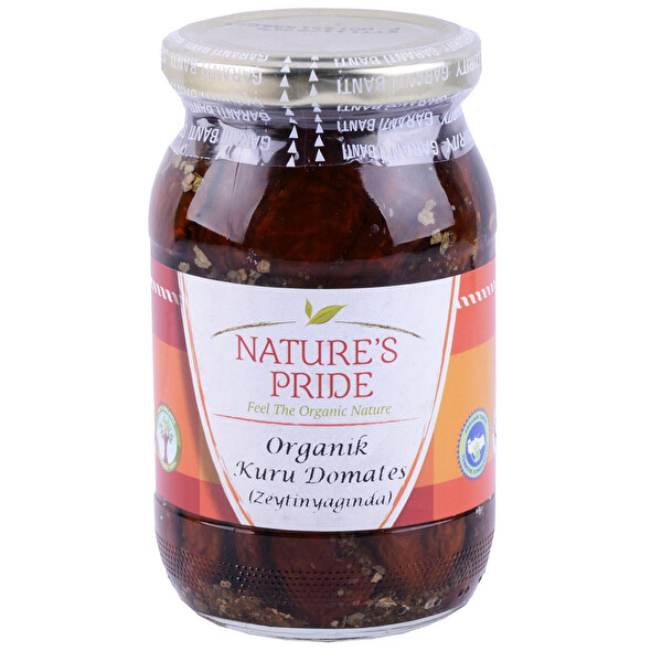Natures Pride Organik Kuru Domates Zeytinyağında 370 cc Natures Pride Organik Kuru Domates Zeytinyağında 370 cc