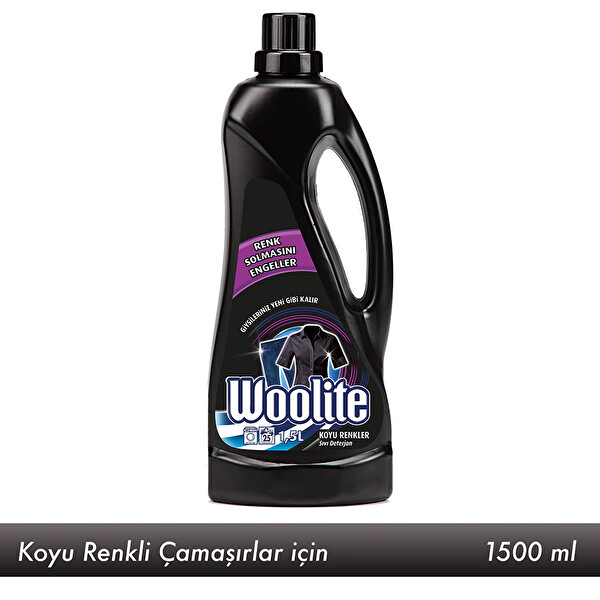 Woolite Hassas Çamaşır Deterjanı 1500ml Siyahlar İçin Woolite Hassas Çamaşır Deterjanı 1500ml Siyahlar İçin