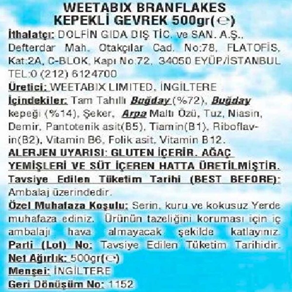 Weetabix Kepekli Gevrek Weetabix Kepekli Gevrek