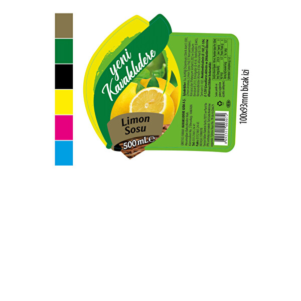 Kavaklıdere Limon Sosu 500 ml Kavaklıdere Limon Sosu 500 ml