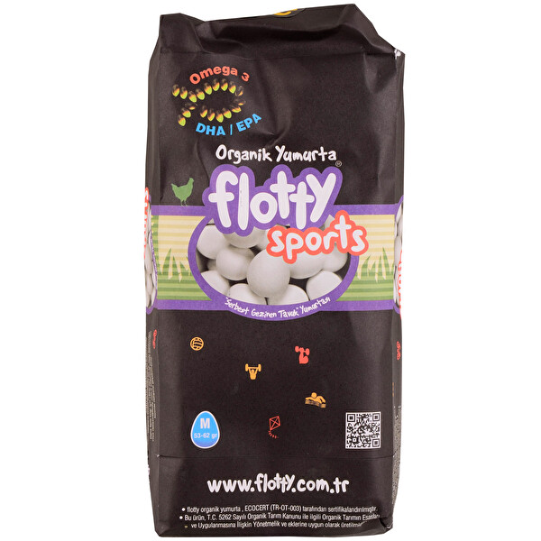 Flotty Sports Organik Yumurta 8 Adet Flotty Sports Organik Yumurta 8 Adet