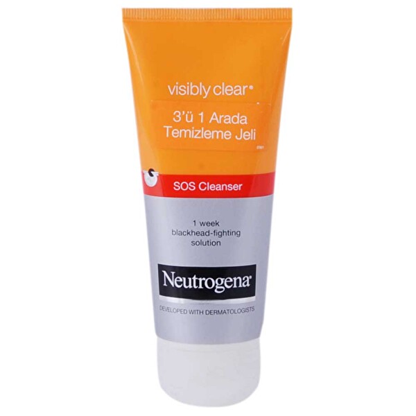 Neutrogena Visibly Clear 3in1 Temizleme Jeli 100 ml Neutrogena Visibly Clear 3in1 Temizleme Jeli 100 ml