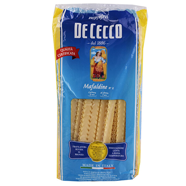 De Cecco Mafaldine Makarna 500 g De Cecco Mafaldine Makarna 500 g