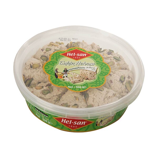 Helsan Tahin Helvası Antepfıstıklı 500 gr Helsan Tahin Helvası Antepfıstıklı 500 gr