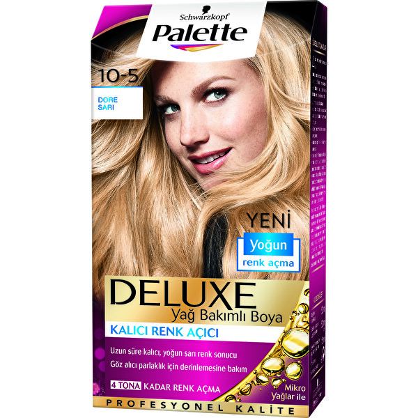 Palette Saç Boyası Deluxe 10-5 Dore Sarı Palette Saç Boyası Deluxe 10-5 Dore Sarı