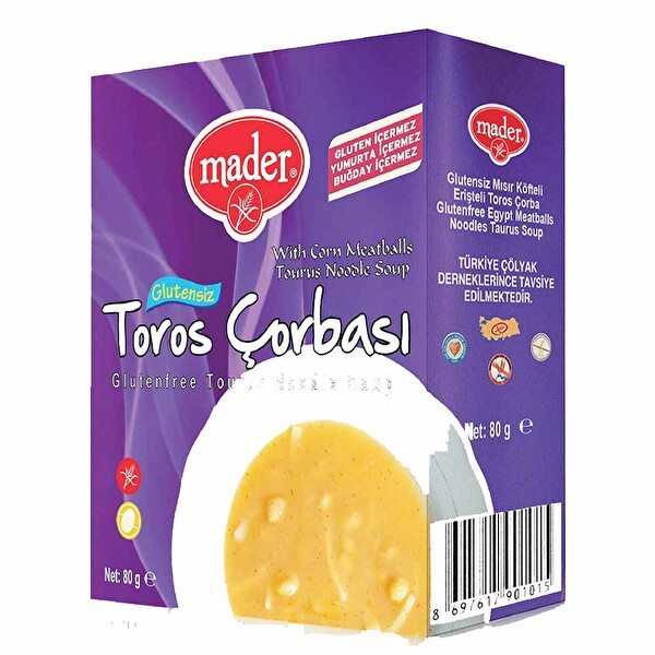Mader Glutensiz Toros Çorbası 80 g Mader Glutensiz Toros Çorbası 80 g