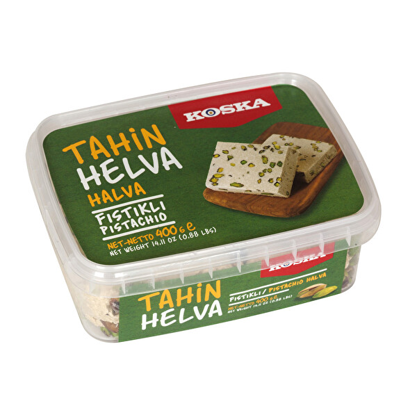 Koska Fıstıklı Helva Kutu 400 g Koska Fıstıklı Helva Kutu 400 g