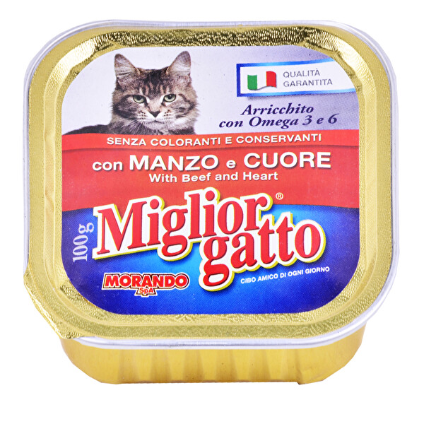 Miglior Gatto Kedi Konserve Maması Gurme Biftek 100 g Miglior Gatto Kedi Konserve Maması Gurme Biftek 100 g