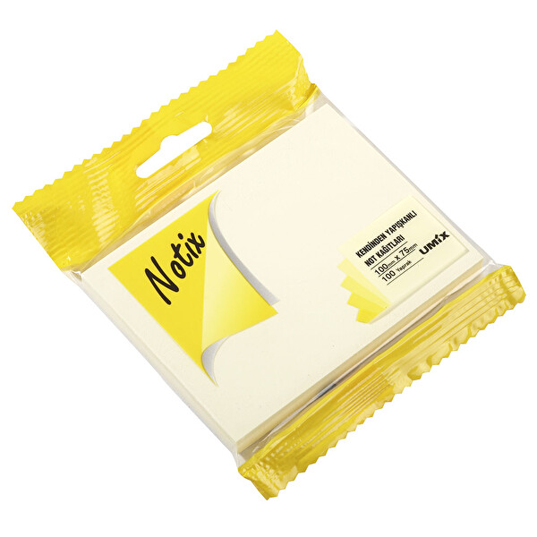 Notix 100 Yaprak Pastel Sarısı Not Kağıdı