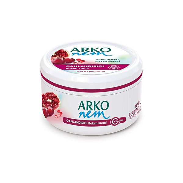 Arko Nem Meyveli Bakım Kremi Nar & Üzüm 150 ml Arko Nem Meyveli Bakım Kremi Nar & Üzüm 150 ml
