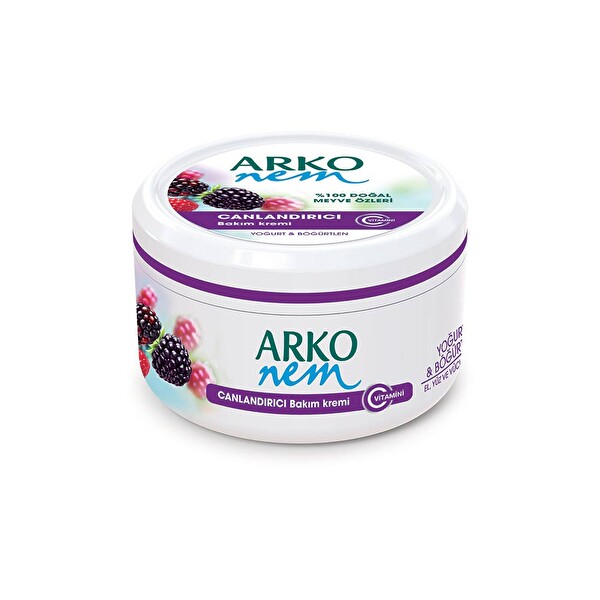 Arko Nem Meyveli Bakım Kremi Yoğurt & Böğürtlen 150 ml Arko Nem Meyveli Bakım Kremi Yoğurt & Böğürtlen 150 ml