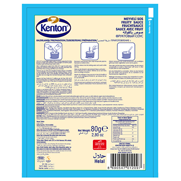 Kenton Meyveli Sos 80 g Kenton Meyveli Sos 80 g
