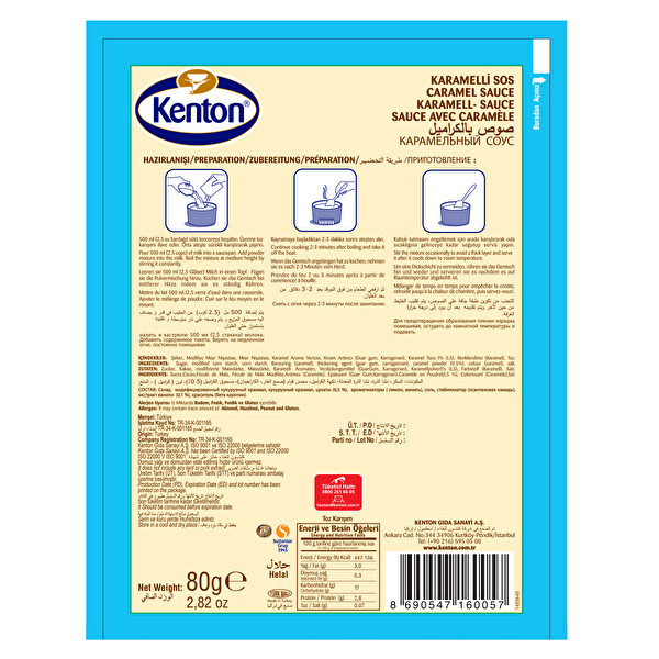 Kenton Karamel Sos 80 g Kenton Karamel Sos 80 g