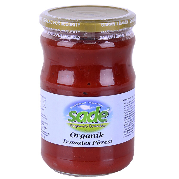 Sade Organik Domates Püresi 720 g Sade Organik Domates Püresi 720 g