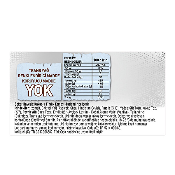 Sarelle Şekersiz Kakaolu Fındık Ezmesi 350 g Sarelle Şekersiz Kakaolu Fındık Ezmesi 350 g