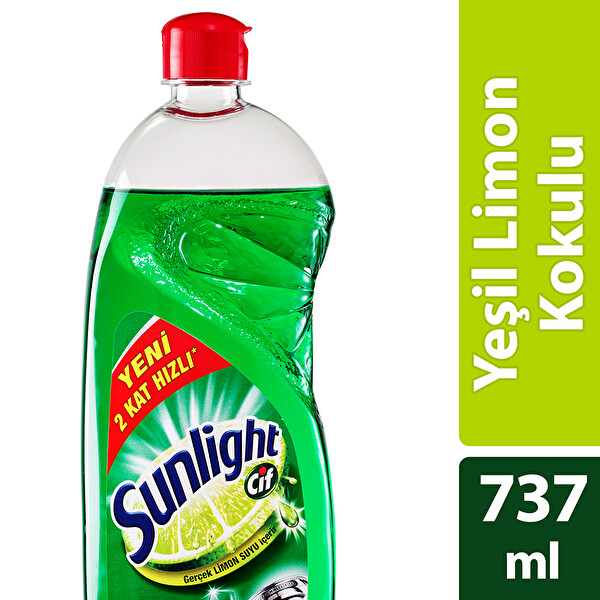 Cif Sunlight Deterjan Yeşil Limon 760 g Cif Sunlight Deterjan Yeşil Limon 760 g