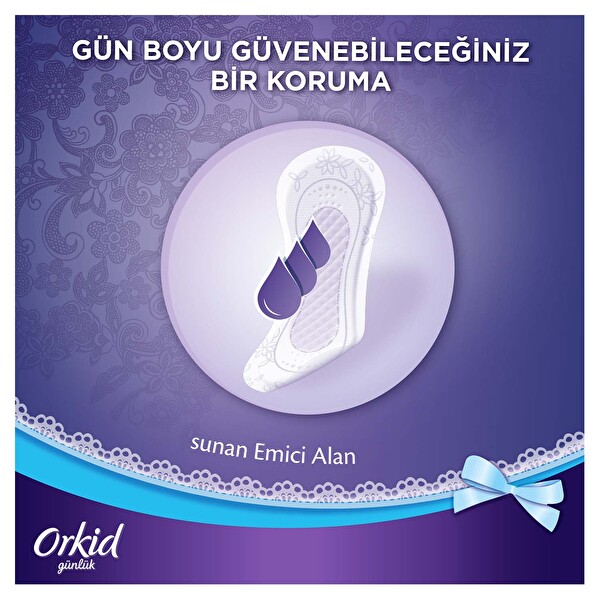 Orkid Yaprak Günlük Ped Normal Tekli Paket 20 Ped Orkid Yaprak Günlük Ped Normal Tekli Paket 20 Ped