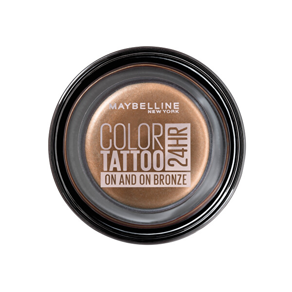 Maybelline New York Color Tattoo 24HR Krem Göz Farı - 35 On And On Bronze - Bronz Maybelline New York Color Tattoo 24HR Krem Göz Farı - 35 On And On Bronze - Bronz
