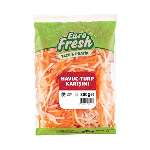 Euro Fresh Havuç ve Turp Karışımı 300 g