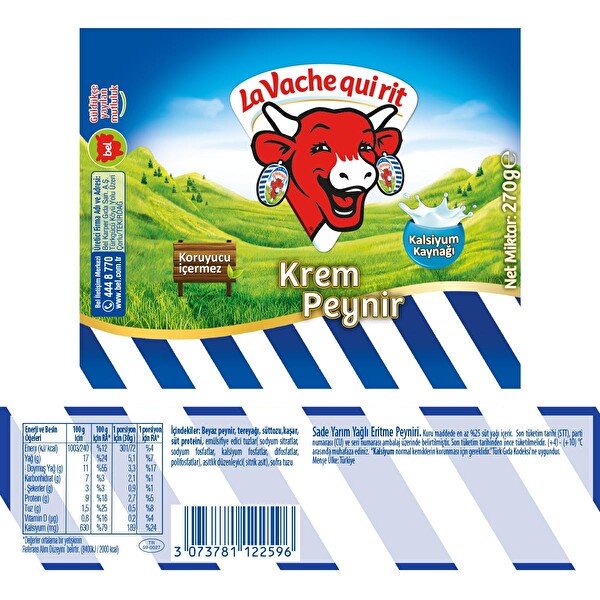 Lavache Qui Rit Krem Peynir 270 g Lavache Qui Rit Krem Peynir 270 g
