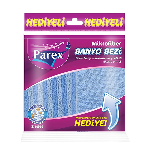 Parex Mikrofiber Banyo Bezi (Mikrofiber Temizlik Bezi Hediye)