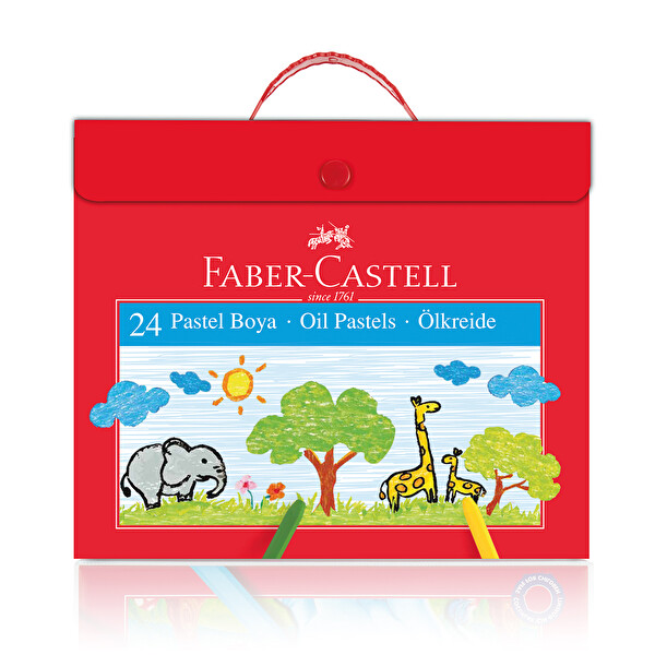 Faber Castell Redline 24 Renk Çantalı Pastel Boya