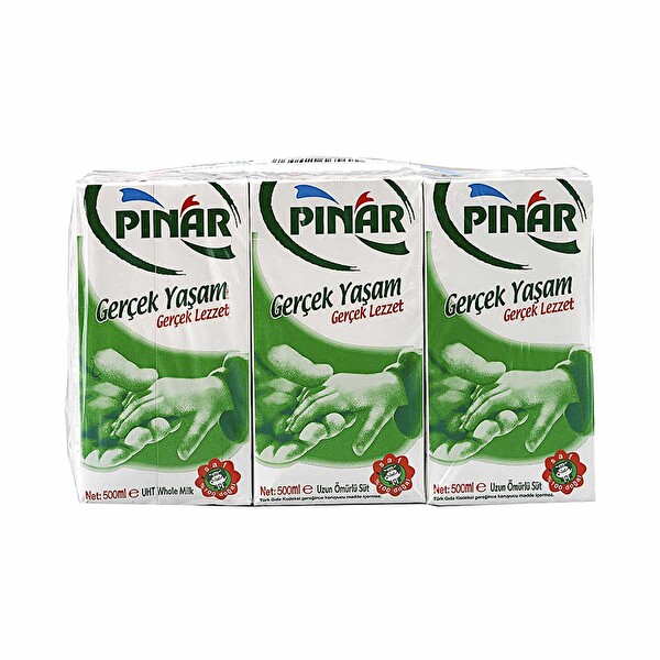 Pınar Tam Yağlı Süt 6x500 ml