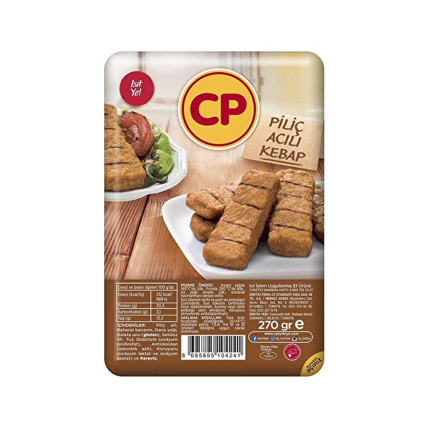 CP Piliç Acılı Kebap 300 g CP Piliç Acılı Kebap 300 g