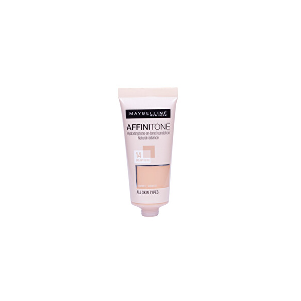 Maybelline New York Affinitone Fondöten - 14 Creamy Beige Maybelline New York Affinitone Fondöten - 14 Creamy Beige