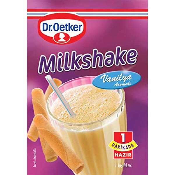 Dr. Oetker Vanilyalı Milkshake Tekli Dr. Oetker Vanilyalı Milkshake Tekli
