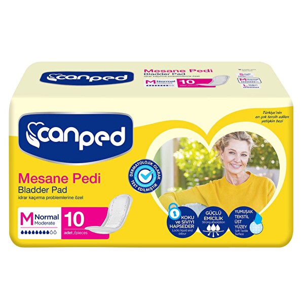 Canped Mesane Pedi Normal 10'lu