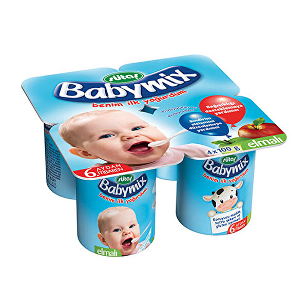 Sütaş Babymix Elmalı 4x100 g Sütaş Babymix Elmalı 4x100 g