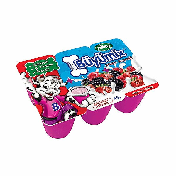Büyümix Orman Meyveli 6*45 g Büyümix Orman Meyveli 6*45 g