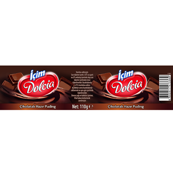Dolcia Çikolatalı Puding 4x110 g Dolcia Çikolatalı Puding 4x110 g