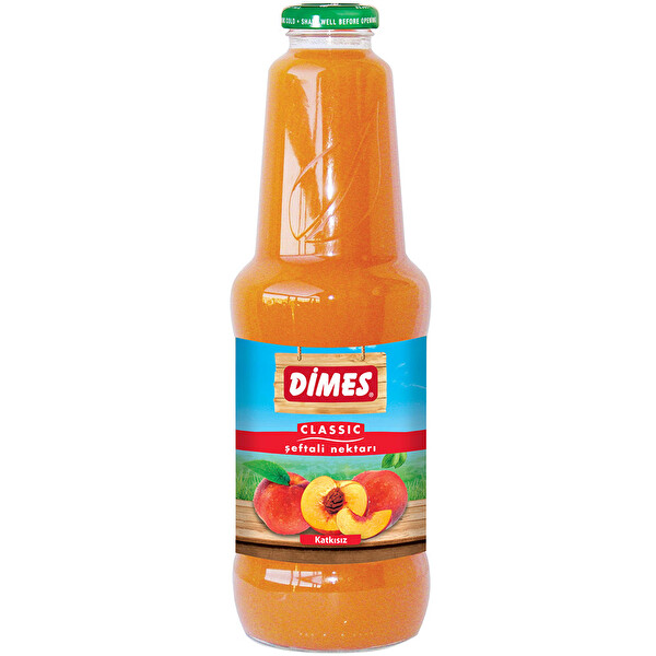 Dimes Şeftali Nekt. 1 lt Cam