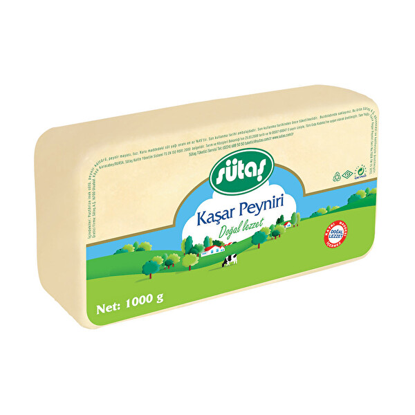 Sütaş Tost Kaşar 1000 g Sütaş Tost Kaşar 1000 g
