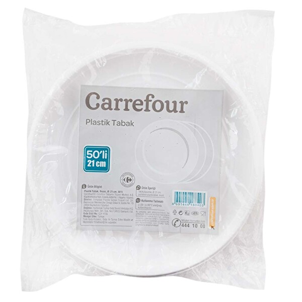 Carrefour 50'li Tabak 20 cm Carrefour 50'li Tabak 20 cm