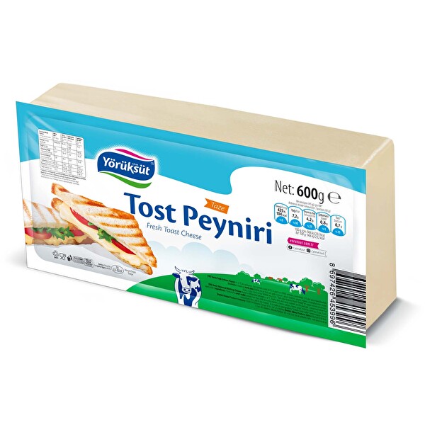 Yörüksüt Tost Peyniri 600 Gr