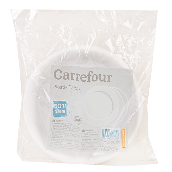 Carrefour Plastik Tabak Eco 17 cm Carrefour Plastik Tabak Eco 17 cm