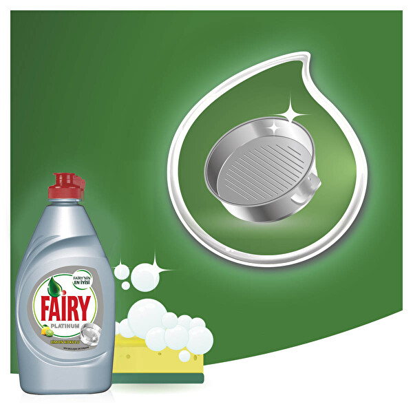 Fairy Platinum Sıvı Bulaşık Deterjanı Limon 430 ml Fairy Platinum Sıvı Bulaşık Deterjanı Limon 430 ml