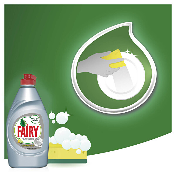 Fairy Platinum Sıvı Bulaşık Deterjanı Limon 430 ml Fairy Platinum Sıvı Bulaşık Deterjanı Limon 430 ml
