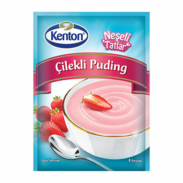 Kenton Neşeli Tatlar Çilekli Puding 100 g Kenton Neşeli Tatlar Çilekli Puding 100 g